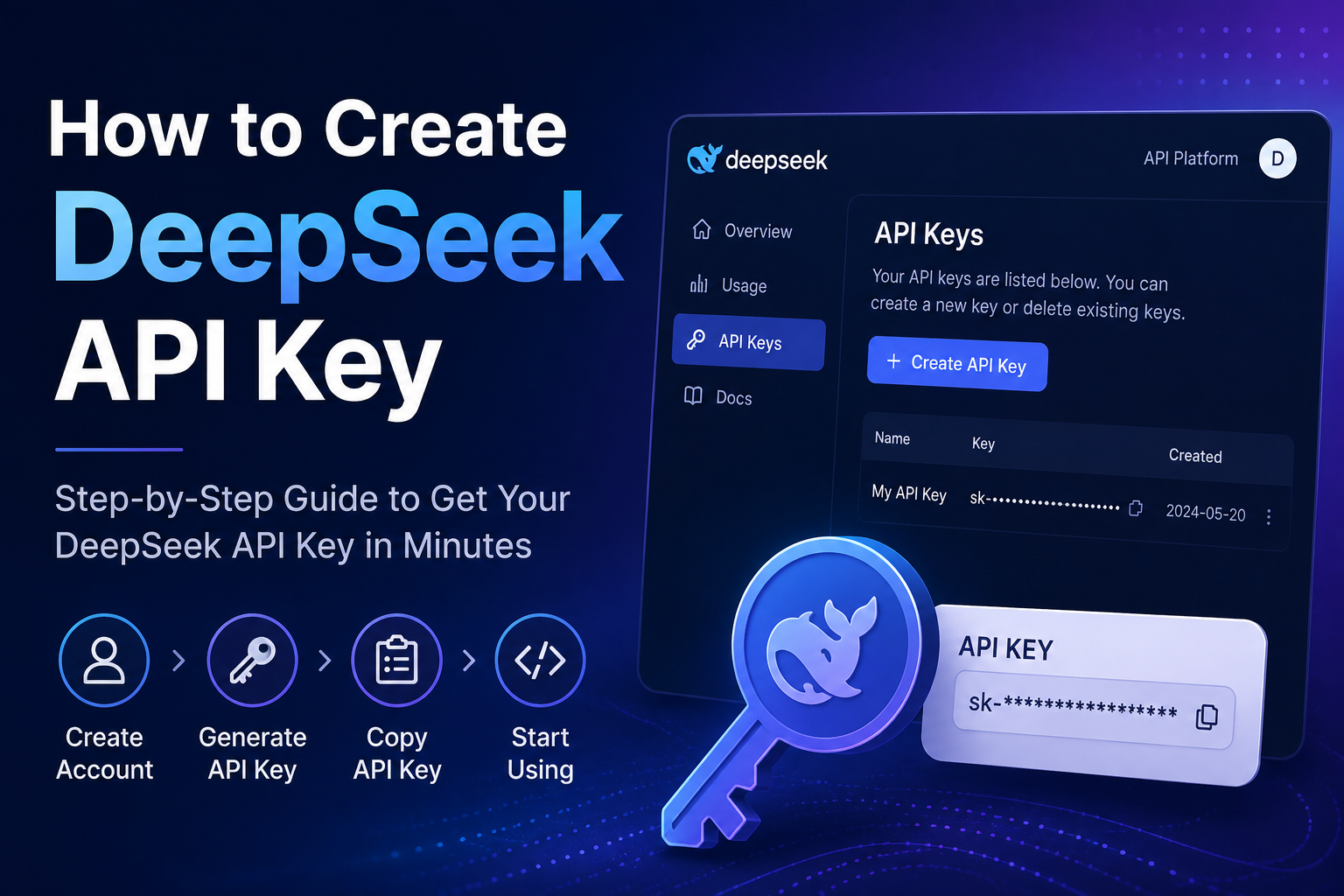 How to Create DeepSeek API Key: Step-by-Step Guide (2026)