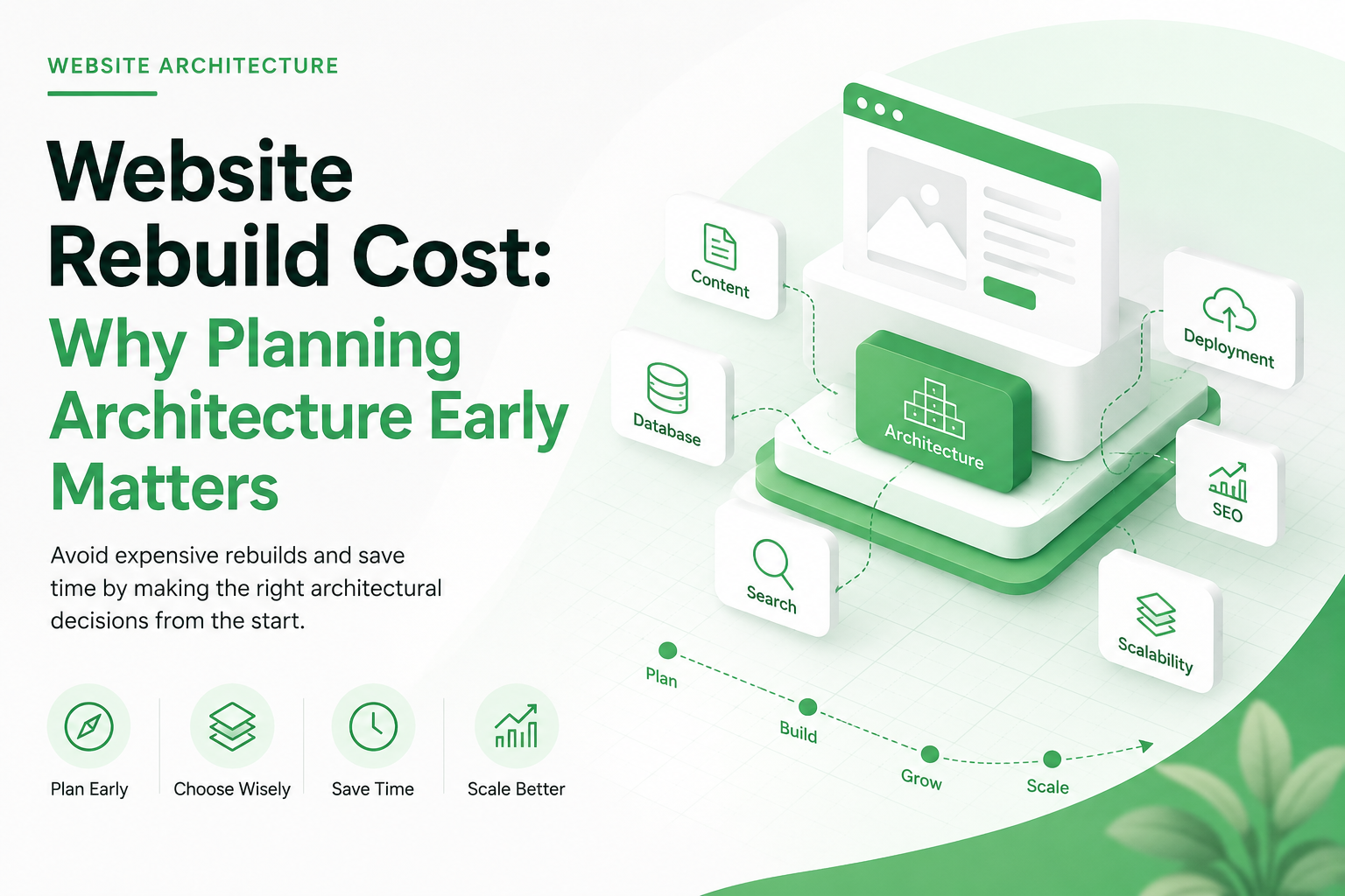 Website Rebuild Cost: Why Plan Architecture Early