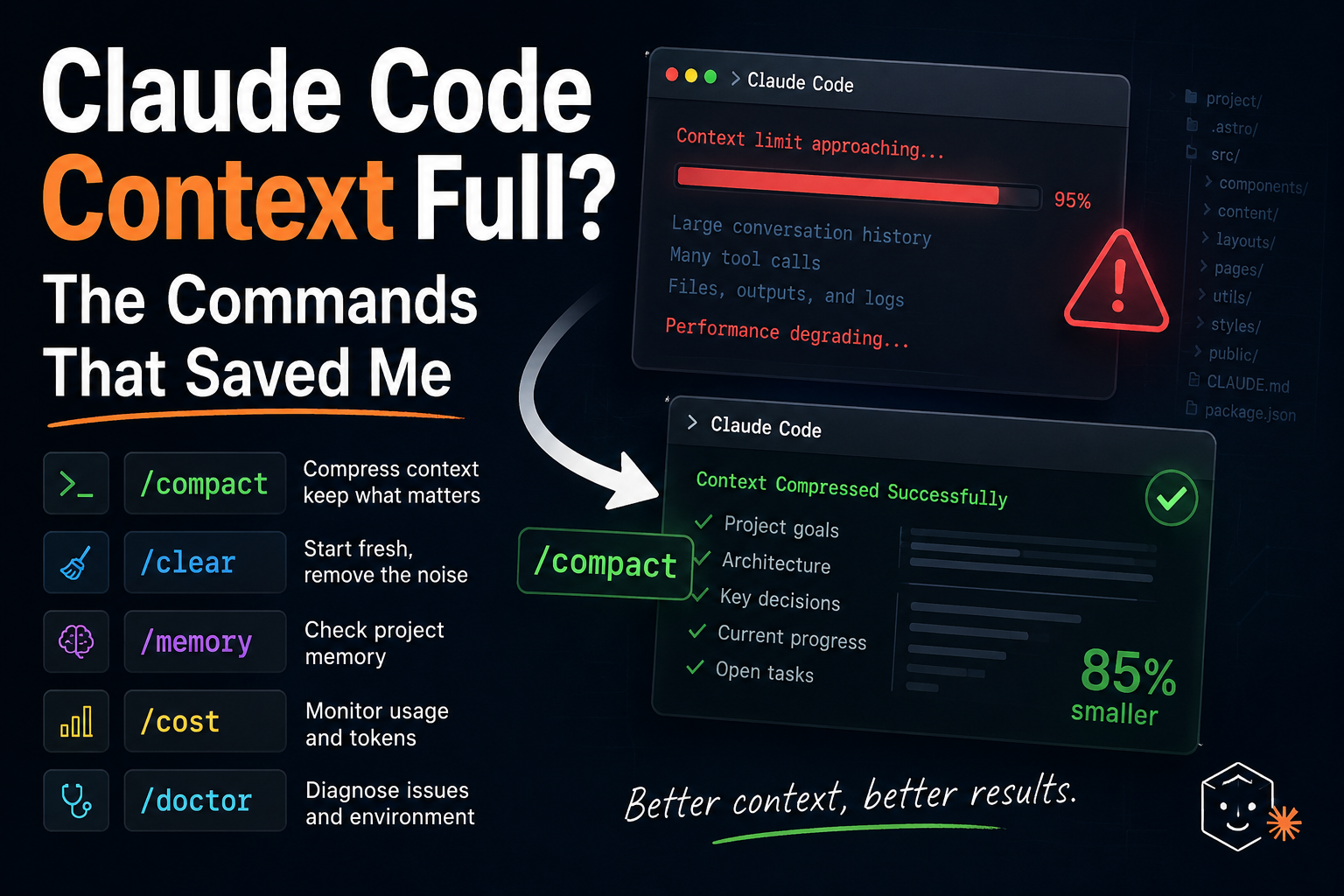 Claude Code Context Full? Use These Commands