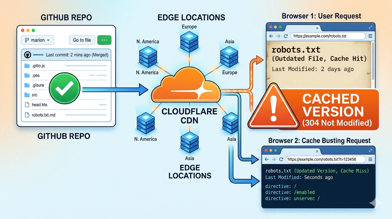 Cloudflare edge cache issues: why your website updates don't show up after deployment