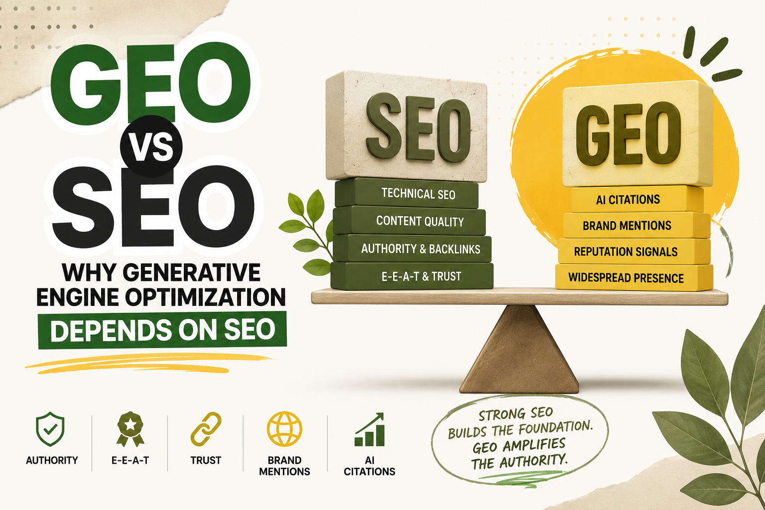 GEO vs SEO: Why Generative Engine Optimization Depends on SEO